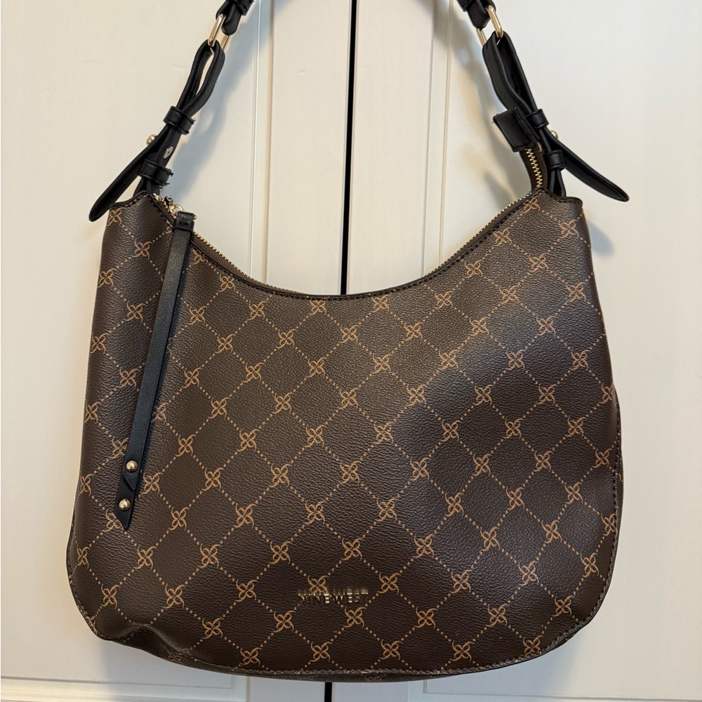 Nine West Brown Patterned Women's Bag